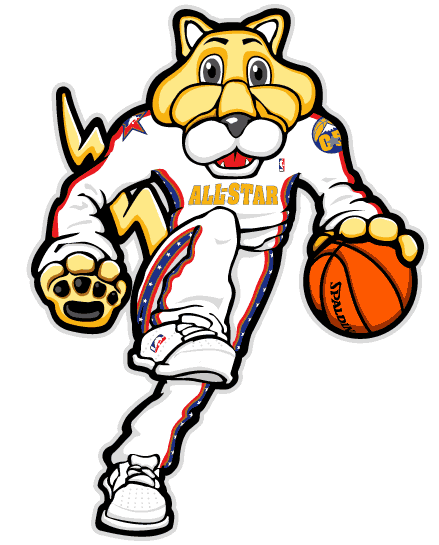 NBA All-Star Game 2005 Mascot Logo DIY iron on transfer (heat transfer)